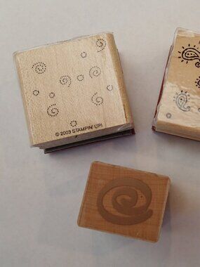 Stampers set of 3 swirls